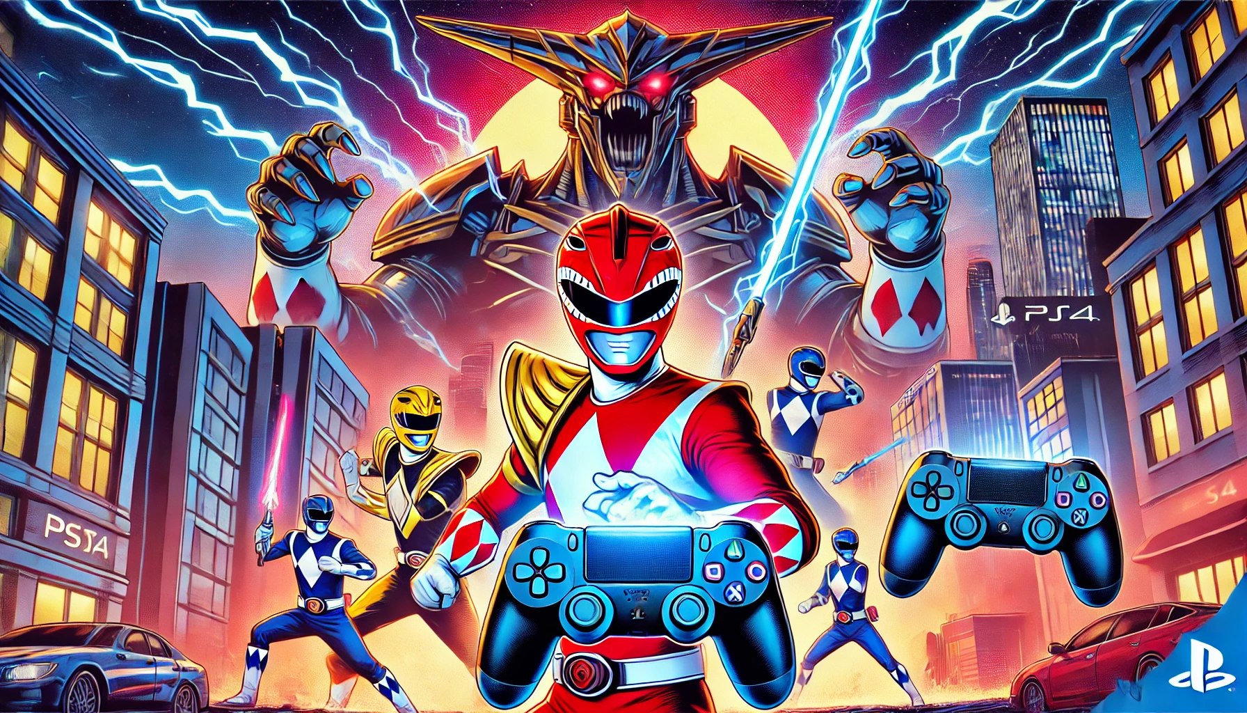 Mighty Morphin Power Rangers Mega Battle Ps4 Pkg Dlc File | The Tube