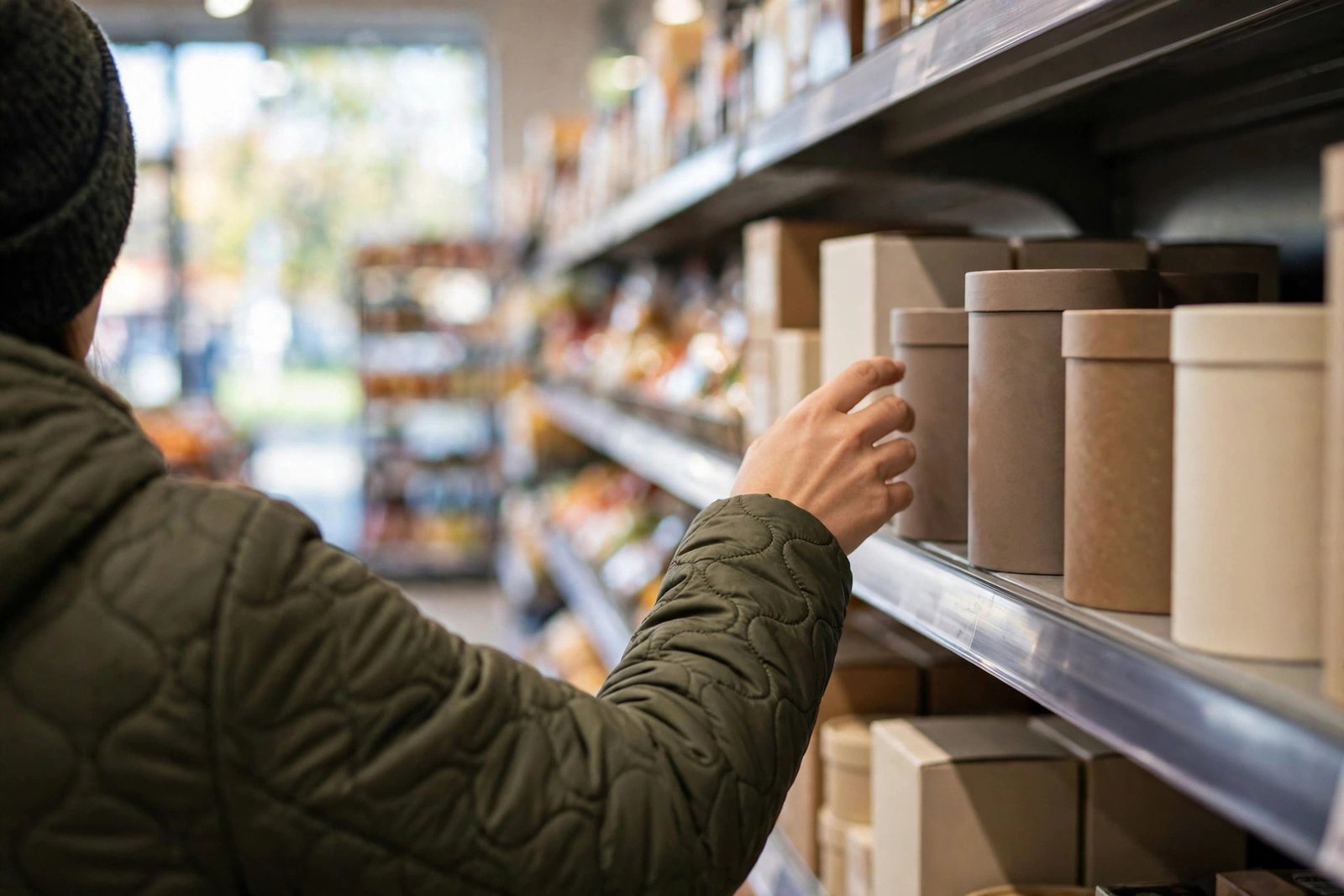 Shopper comparing Ohio county sales tax rates before a purchase