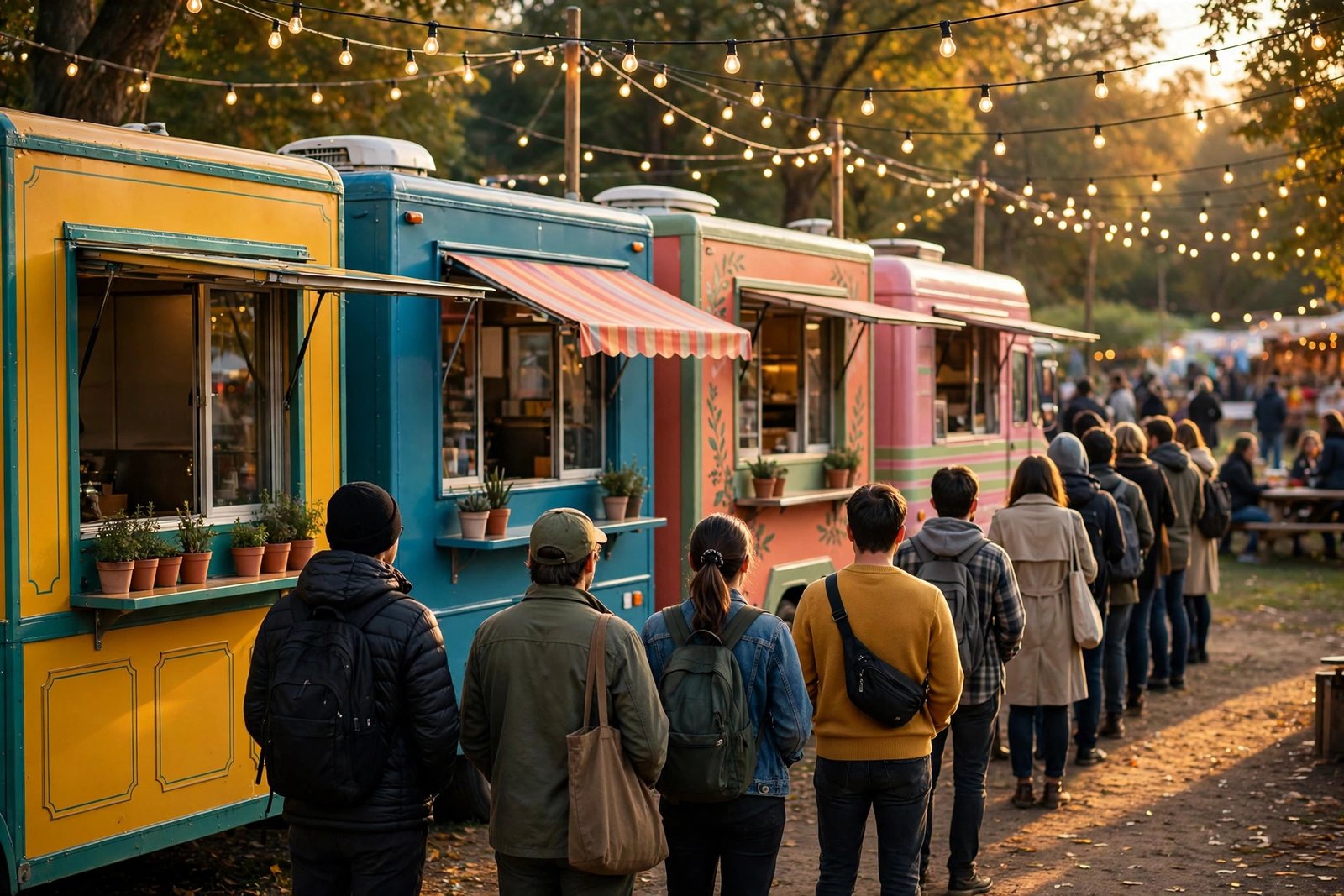 Food trucks and vendors at Soberfest Ohio
