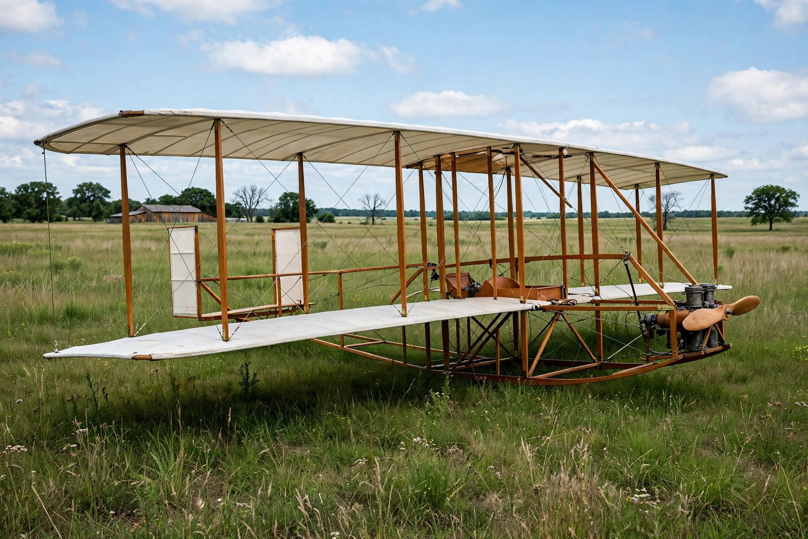 What is Ohio known for: Birthplace of Aviation — replica of the Wright Flyer on Huffman Prairie near Dayton, Ohio
